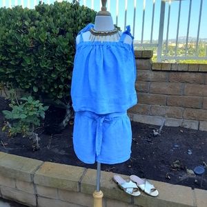 J.CREW set top and shorts XS.